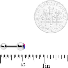 Load image into Gallery viewer, 16G 1/4 Pink Purple Blue Bisexual Pride Flag Cartilage Tragus