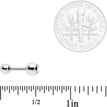 Load image into Gallery viewer, 16G 1/4 Pink Blue Transgender Pride Flag Cartilage Tragus Earring