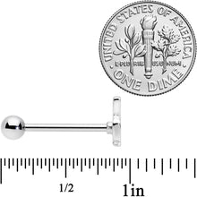 Load image into Gallery viewer, Gay Pride Rainbow Hand Peace Sign Barbell Tongue Ring