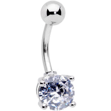 Load image into Gallery viewer, Clear Blue Gem Water Fairy Belly Ring Set of 3