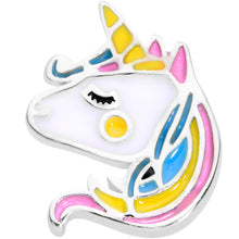 Load image into Gallery viewer, 16G 1/4 Pastel Unicorn Cartilage Tragus Earring