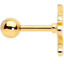 Load image into Gallery viewer, 16G 1/4 Gold Tone Pastel Unicorn Cartilage Tragus Earring