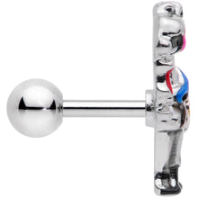 Load image into Gallery viewer, 16G 1/4 Colorful Drama Llama Cartilage Tragus Earring