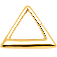 Load image into Gallery viewer, 16G 5/16 Gold Tone Triangle Cartilage Tragus Daith