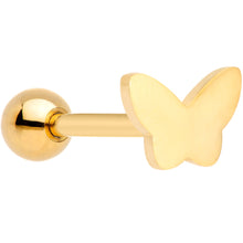 Load image into Gallery viewer, Multicolor Butterfly Barbell Tongue Ring Set of 4
