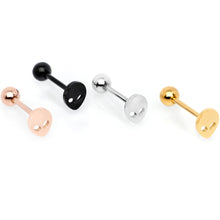 Load image into Gallery viewer, Multicolor Outer Space Aliens Barbell Tongue Ring Set of 4