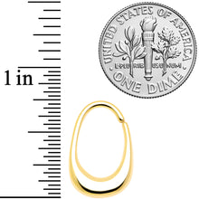 Load image into Gallery viewer, 16G 5/16 Gold Tone Oval Cartilage Tragus Daith