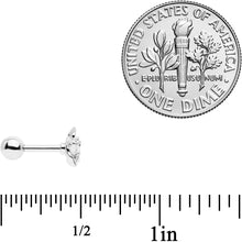 Load image into Gallery viewer, 16G 1/4 Openwork Rose Flower Cartilage Tragus Earring