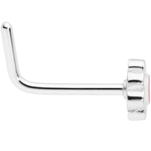 Load image into Gallery viewer, 20G 5/16 Spring Flower L Shaped Nose Ring