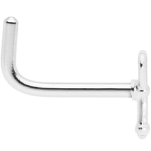 Load image into Gallery viewer, 18G 5/16 Key to Your Heart L Shaped Nose Ring