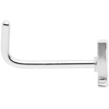 Load image into Gallery viewer, 20G 1/4 New Years Champagne L Shaped Nose Ring