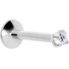 Load image into Gallery viewer, 16G 5/16 2mm CZ G23 Titanium Internally Threaded Labret