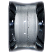 Load image into Gallery viewer, Translucent Black Glass Tunnel Plug Set 2G to 1 Inch