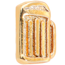 Load image into Gallery viewer, 20G 5/16 Gold Tone Happy Hour Beer Mug L Shaped Nose Ring