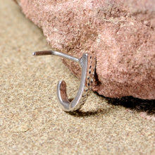 Load image into Gallery viewer, 20G 5/16 Steel Dainty Dots Faux Hoop L Shaped Nose Ring