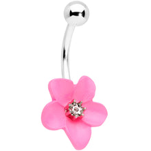 Load image into Gallery viewer, Spring Blossom Pretty Pink Flower Belly Ring