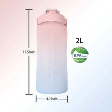 Load image into Gallery viewer, 68 Oz Water Bottle with Time Marker