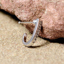 Load image into Gallery viewer, 20G 3/8 Steel Dainty Dots Faux Hoop Nose Bone
