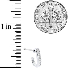 Load image into Gallery viewer, 20G 3/8 Steel Dainty Dots Faux Hoop Nose Bone