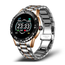 Load image into Gallery viewer, New Smart Watch For Men With IP67 Waterproof Protecion and Heart Rate Fitness Tracker Pedometer For Android and IOS sistems Steel Band Sports Men Smart Watch