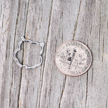 Load image into Gallery viewer, 16G 3/8 Steel Barn Owl Halloween Cartilage Closure Ring