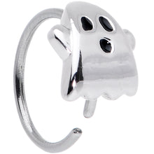 Load image into Gallery viewer, 20G 5/16 Scary Boo Ghost Halloween Nose Hoop