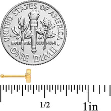 Load image into Gallery viewer, 20G 1/4 Gold Tone Pink Wing Pretty Bird Nose Bone