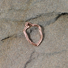 Load image into Gallery viewer, 16G 3/8 Rose Gold Tone Autumn Acorn Closure Ring
