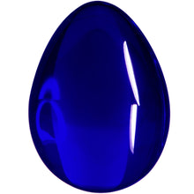 Load image into Gallery viewer, Solid Blue Glass Teardrop Plug Set