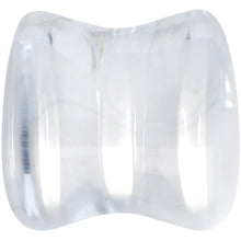 Load image into Gallery viewer, Solid Clear Glass Teardrop Plug Set