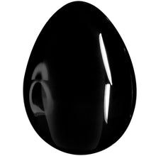 Load image into Gallery viewer, Solid Black Glass Teardrop Plug Set