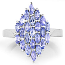 Load image into Gallery viewer, 1.84 Carat Genuine Tanzanite .925 Sterling Silver Ring