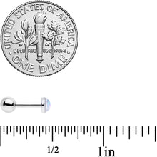 Load image into Gallery viewer, 16G 1/4 5/16 Clear CZ Gem Cartilage Tragus Earring Set of 3