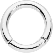 Load image into Gallery viewer, 8G 9/16 Stainless Steel Hinged Segment Ring