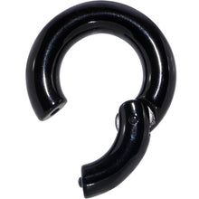 Load image into Gallery viewer, 4G 1/2 Black PVD Steel Hinged Segment Ring
