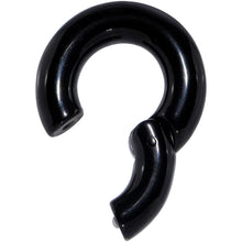 Load image into Gallery viewer, 2G 1/2 Black PVD Steel Hinged Segment Ring