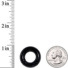 Load image into Gallery viewer, 2G 1/2 Black PVD Steel Hinged Segment Ring