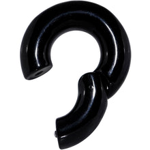 Load image into Gallery viewer, 00G 5/8 Black PVD Steel Hinged Segment Ring