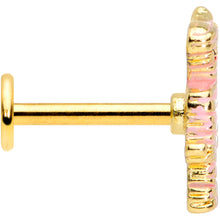 Load image into Gallery viewer, 16G 5/16 Gold Tone Mummy Halloween Labret Monroe Tragus