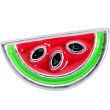Load image into Gallery viewer, 16G 1/4 Red Green Juicy Watermelon Fruit Cartilage Tragus Earring
