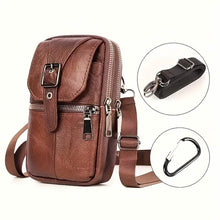 Load image into Gallery viewer, Men’s Genuine Leather Waist Bag Wallet