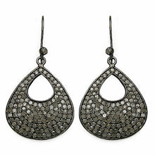 Load image into Gallery viewer, 3.03 Carat Genuine Diamond .925 Sterling Silver Earrings