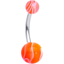 Load image into Gallery viewer, Marble Print Tropical Paradise Bell Ring
