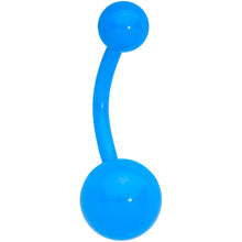 Load image into Gallery viewer, Blue Glow in the Dark Effect Belly Ring