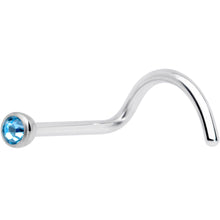 Load image into Gallery viewer, 20G Aqua 2mm Grade 23 Titanium Press Fit Left Side Nose Screw