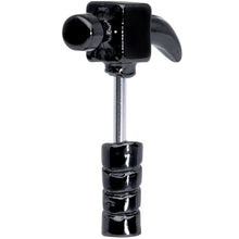 Load image into Gallery viewer, 16G 1/4 Black Claw Hammer Cartilage Tragus