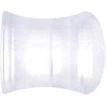 Load image into Gallery viewer, Blue Clear Red Acrylic Scary Shark Saddle Plug Set