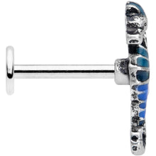 Load image into Gallery viewer, 16G 5/16 Nautical Seahorse Labret Monroe Tragus