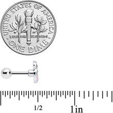 Load image into Gallery viewer, 16G 1/4 Pink White Panda Donut Cartilage Tragus