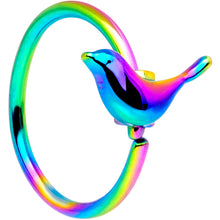 Load image into Gallery viewer, 20G 5/16 Rainbow Bird Nose Hoop